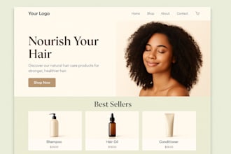 build shopify hair care store beard store beard oil website dropshipping store