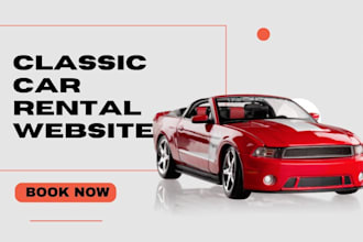 create car rental website, car rental booking