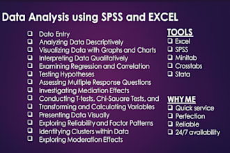 do spss data analysis for you