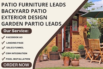 generate patio furniture leads backyard patio exterior design garden patio leads