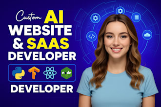 develop chatgpt ai mobile app, websites, ai software, saas apps ai chatbot llm