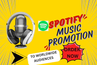 create organic spotify soundcloud ads promotion to increase weekly listener