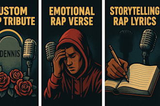 write a custom rap tribute or memorial verse