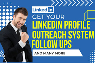 set up linkedin outreach, lead gen, automation, follow ups and sales funnels