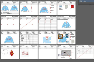 create professional fashion flat sketches and tech packs from your idea