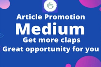 do viral medium article promotion, medium followers, medium promotion