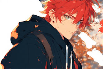 draw anime and manga character illustration