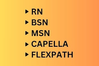 do rn, bsn, dnp, msn, capella, flexpath and nursing tasks