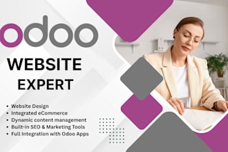 odoo website, do odoo website, redesign odoo website and fix odoo website