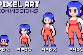 create pixel art sprites, animations, sprite sheets for games and nfts