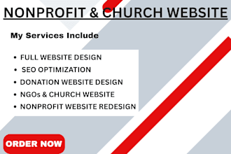 nonprofit website, nonprofit, church website charity ngo,3d website, donation