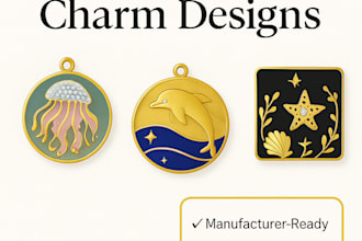 design unique charms and pendants for your jewelry brand