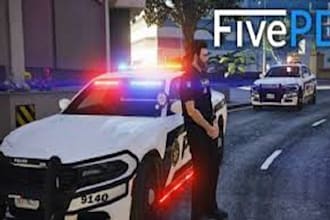 create a fivepd server fivem script installation bug fixing cops server lspdfr