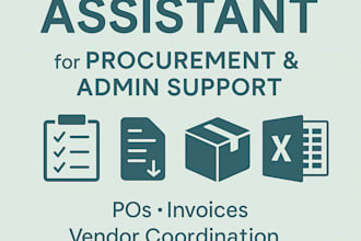 rovide admin and procurement support for your business