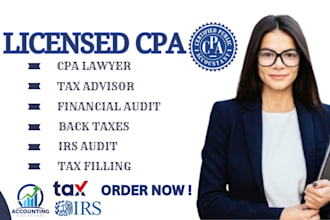help with irs audit back taxes as a US CPA and tax attorney