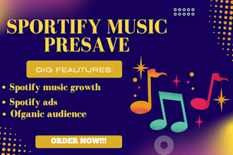 do spotify pre save run spotify ads for unreleased spotify tract playlist