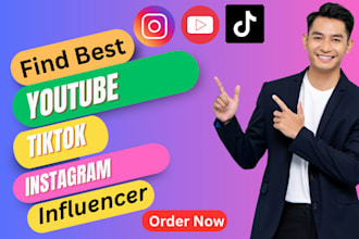 find best instagram influencer marketing, tiktok  influencer, youtube influencer