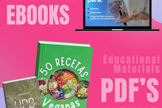 design digital pdfs, ebooks, menus and more
