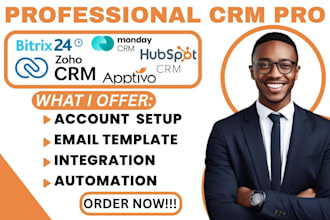 setup apptivo bitrix 24 monday crm automation hubspot zoho integration compaign