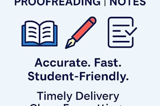 write school notes, qna, grammar exercises and educational content