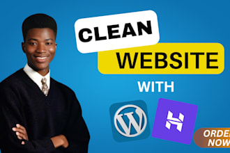 design or redesign wordpress website on godaddy, hostinger, or bluehost