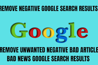 remove unwanted negative defamatory articles bad news from google search dmca