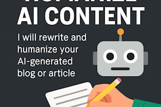 rewrite and humanize your ai generated blog or article