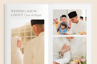 design your wedding or family photobook layout