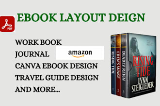 design ebook travel guide workbook trifold brochure canva journal booklet design
