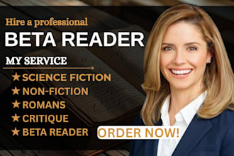 beta read romance science fiction nonfiction