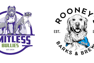 design cute animal, animal hospital, pet care services logo and any graphics