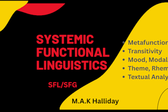 help you with systemic functional linguistics