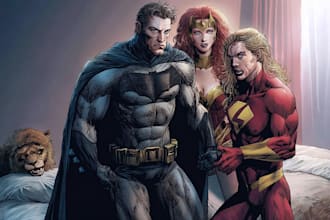 draw superhero character for you