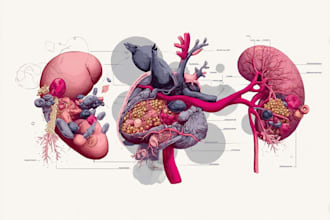 create anatomy, medical, and scientific illustrations and diagrams