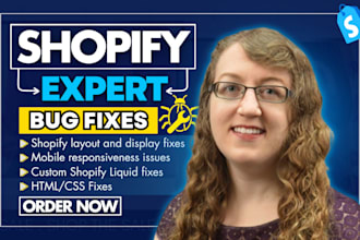 shopify bug fix theme customization shopify coding custom coding shopify liquid