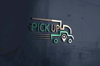 design trucking and transport logistics logo within 24 hours