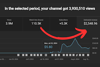 monetize youtube channel, growth, fix issues, subscribers, earnings, promotion