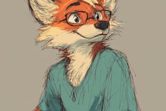 draw art of you furry characters