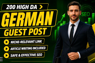 provide da 90 german guest post backlinks link building service