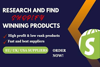 do eu UK USA high ticket suppliers for shopify dropshipping product research