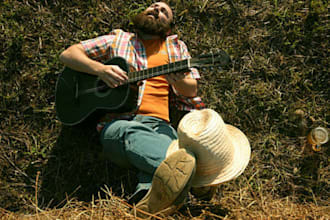 play country instruments acoustic electric guitar and sing your country song