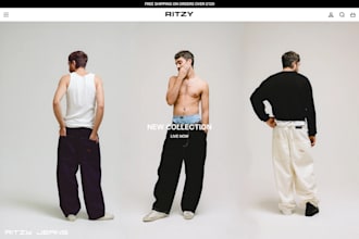 build luxury clothing website streetwear clothing store clothing brand website