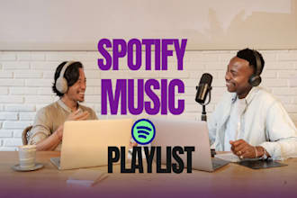 promote spotiy music to1000m spotify playlist curators
