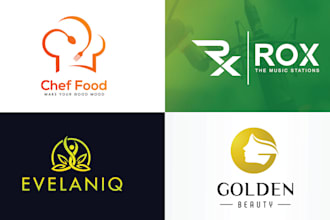 do luxury modern minimalist business logo design with unlimited revisions