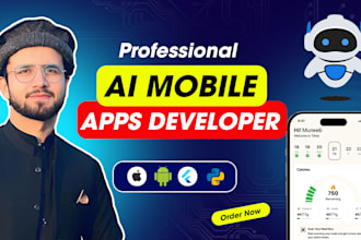 build ai mobile app, ai saas, ai web app, custom chatbot, llm