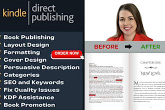 do book formatting, layout design, and typesetting