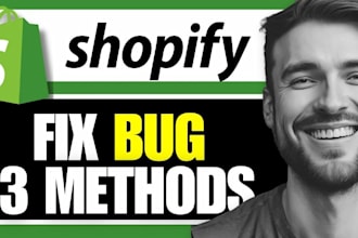 make shopify bug fixed, shopify liquid custom code fixing,theme and cutomization