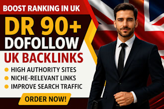 provide dr 90 uk dofollow guest post backlinks