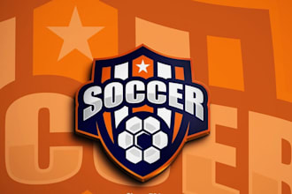 custom soccer team, club, league and mascot logo design