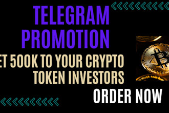 promote crypto channel do tg promotion telegram marketing get real 500k user